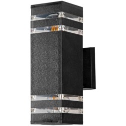 Уличный настенный светильник Arte Lamp A4421AL-2BK HADAR IP44 под лампы 2xE27 20W