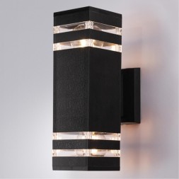 Уличный настенный светильник Arte Lamp A4421AL-2BK HADAR IP44 под лампы 2xE27 20W