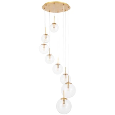 Длинный подвесной светильник Arte Lamp A1900SP-8AB VOLARE под лампы 8xE14 40W