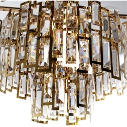 Потолочная люстра хрустальная Mintaka A1005PL-10GO