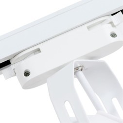 Однофазный двужильный трековый светильник Arte Lamp A6252PL-1WH LYRA под сменную лампу Е27