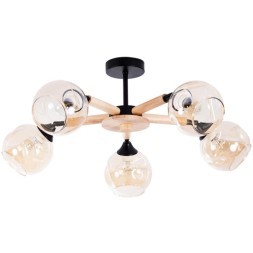 Потолочная люстра Arte Lamp BRANSON A4370PL-5BR