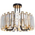 Люстра хрустальная Arte Lamp A1028PL-6BK Amber под лампы 6xE14 40W