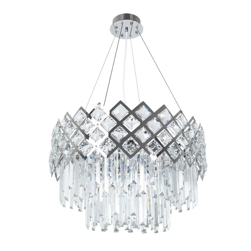 Подвесная люстра хрустальная Wezen A1006SP-10CC