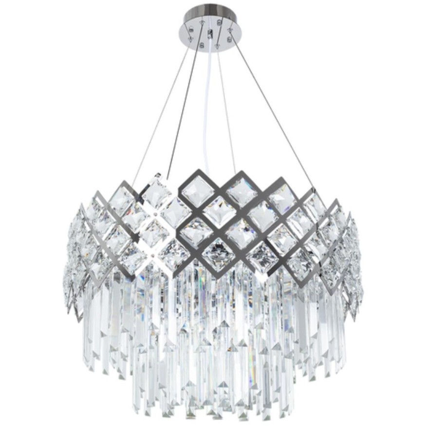 Подвесная люстра хрустальная Wezen A1006SP-10CC