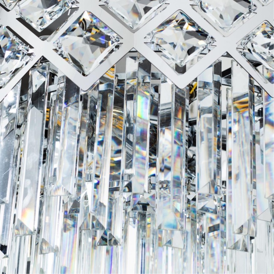 Подвесная люстра хрустальная Wezen A1006SP-10CC