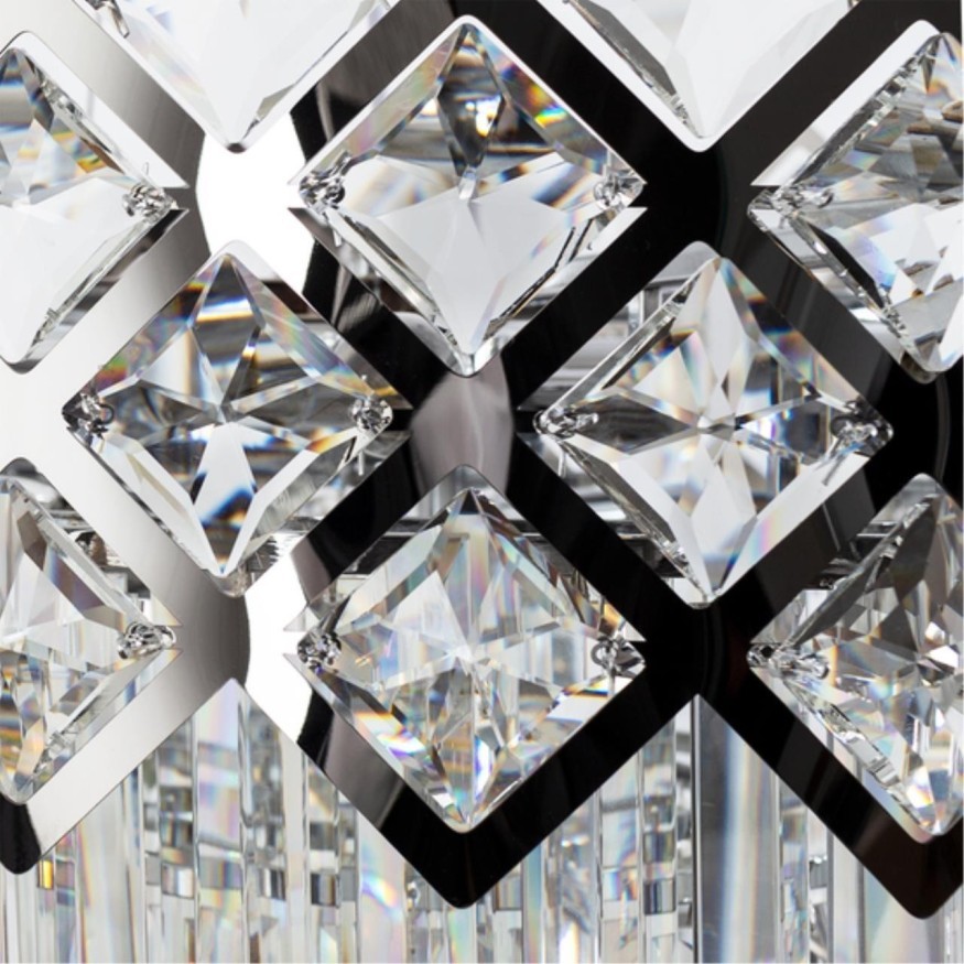 Подвесная люстра хрустальная Wezen A1006SP-10CC