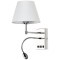 Бра для чтения с выключателем и USB-портом Elba A2581AP-2CC
