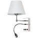 Бра для чтения с выключателем и USB-портом Elba A2581AP-2CC
