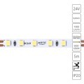 A2412005-03-6K Светодиодная лента 24В 9,6Вт/м 1000Лм/м 6000К CRI 90+ 5мм SMD2835 120шт/м 5м IP20