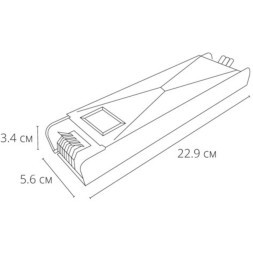 A240405N Блок питания (драйвер, трансформатор) 220-24V 300Вт IP20 Arte Lamp PRO
