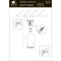 Точечный накладной светильник Arte Lamp UNIX A1516PL-1GY