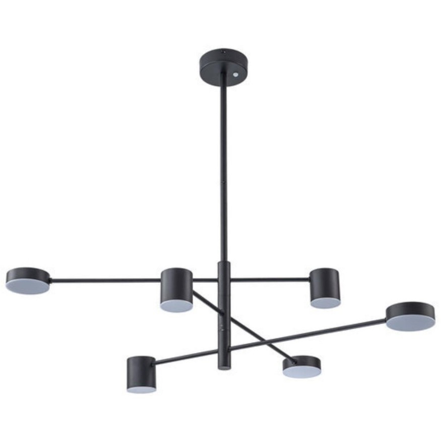 Люстра на штанге Arte Lamp STANLEY A2476PL-40BK