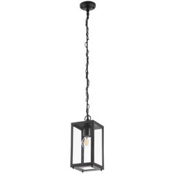 Уличный подвесной светильник Arte Lamp A4569SO-1BK BELFAST IP44 под лампу 1xE27 60W