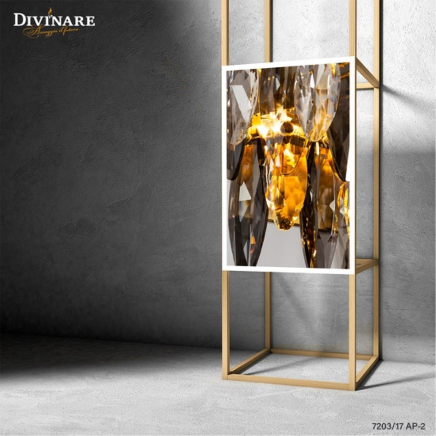 Бра Divinare 7203/17 AP-2 OPHELIA под лампу 1xE14 40W
