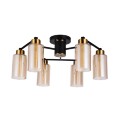 Люстра потолочная Arte Lamp A7027PL-6BK LEO под лампы 6xE14 40W