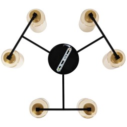 Люстра потолочная Arte Lamp A7027PL-6BK LEO под лампы 6xE14 40W