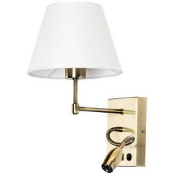 Бра Arte Lamp A2581AP-2AB ELBA под лампу 1xE27 60W