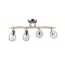 Потолочный светильник с 4 стеклянными плафонами и цоколем E27 Arte Lamp Harmony A5110PL-4AB