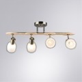 Потолочный светильник с 4 стеклянными плафонами и цоколем E27 Arte Lamp Harmony A5110PL-4AB