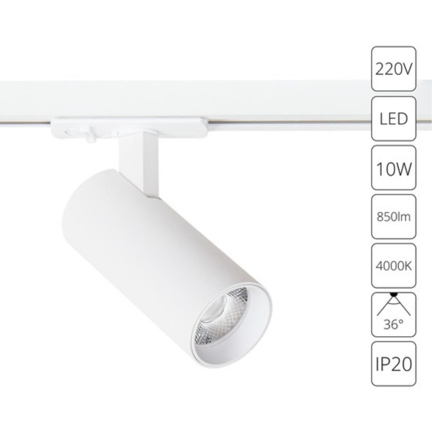 Трековый светильник Arte Lamp BENE A1945PL-1WH