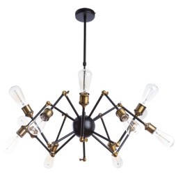 Люстра паук Divinare 3037/03 SP-12 FORMICA под лампы 12xE27 40W