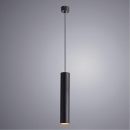 Подвесной светильник цилиндр Arte Lamp A1530SP-1BK TORRE под лампу 1xGU10 35W