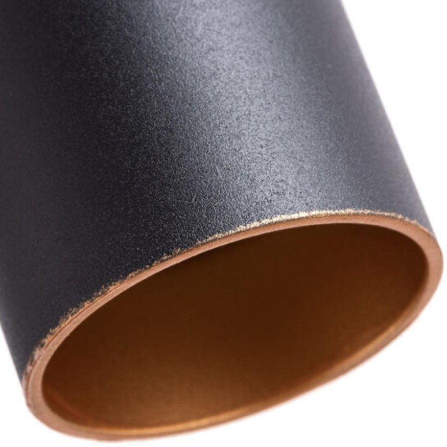 Подвесной светильник цилиндр Arte Lamp A1530SP-1BK TORRE под лампу 1xGU10 35W