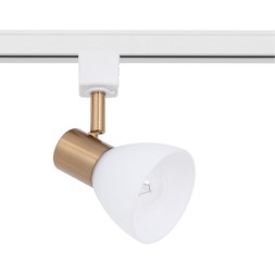 Однофазный двужильный трековый светильник Arte Lamp A3117PL-1WH FALENA под сменную лампу Е14