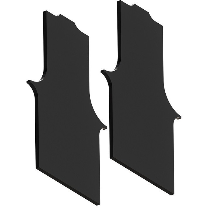 Комплект из 2 внутренних заглушек для шинопровода в гарпунные натяжные потолки Arte Lamp Linea A485206E