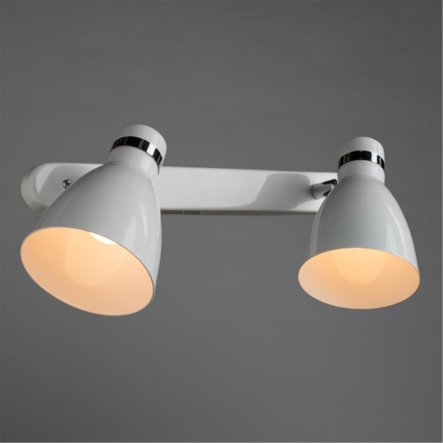 Спот настенный Arte Lamp A5049AP-2WH MERCOLED под лампы 2xE27 40W