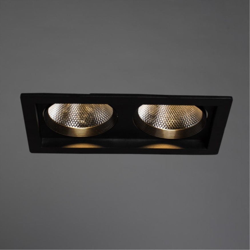 Точечный встраиваемый светильник Arte Lamp PRIVATO A7007PL-2BK