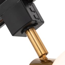 Однофазный двужильный трековый светильник Arte Lamp A3117PL-1BK FALENA под сменную лампу Е14