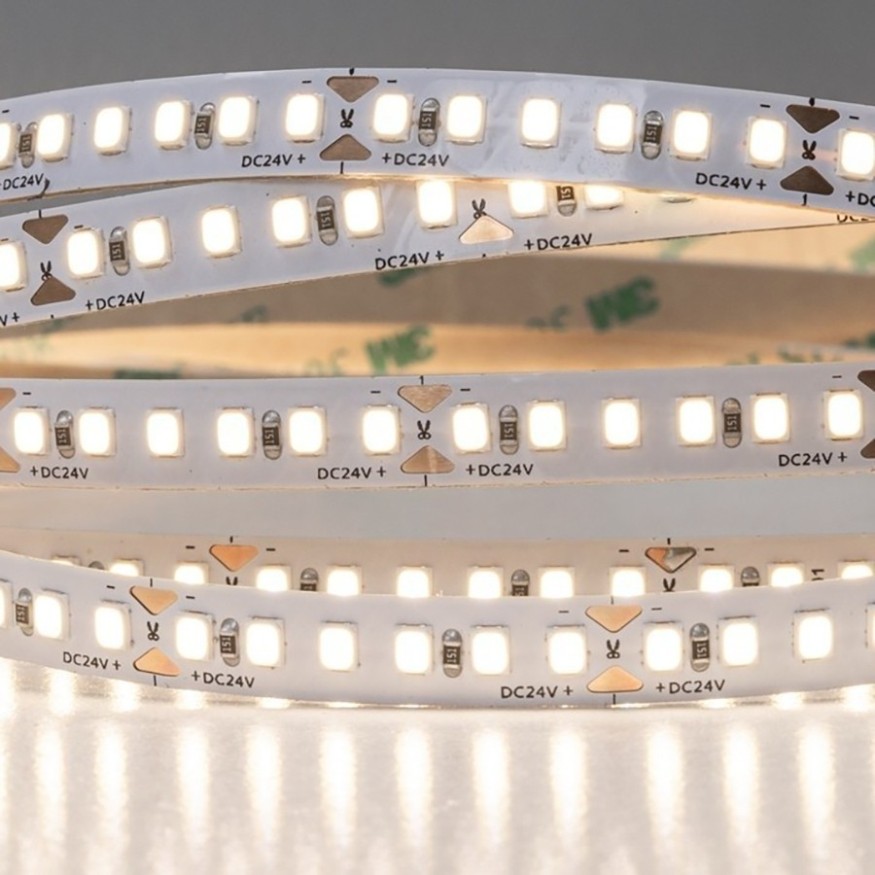 A2418008-02-4K Светодиодная лента 24В 14,4Вт/м 1350Лм/м 4000К CRI 90+ 8мм SMD2835 180шт/м 5м IP20