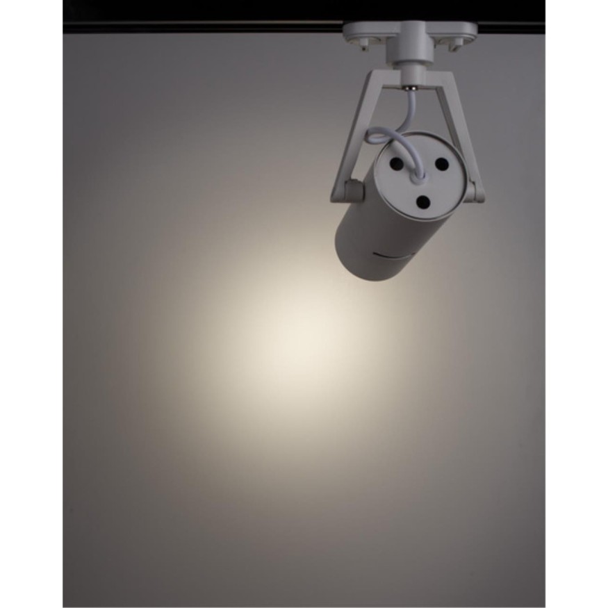 Трековый однофазный двужильный светодиодный светильник 10Вт 700лм 4000К Arte Lamp NOSTRO A6210PL-1WH