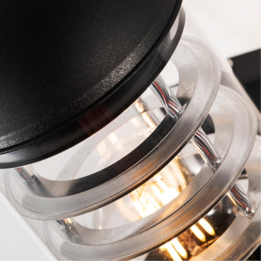 Уличный настенный светильник Arte Lamp A5217AL-1BK COPPIA IP44 под лампу 1xE27 20W