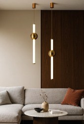 Подвесной светильник цилиндр Divinare 1125/01 SP-16 CLIFF светодиодный LED 16W