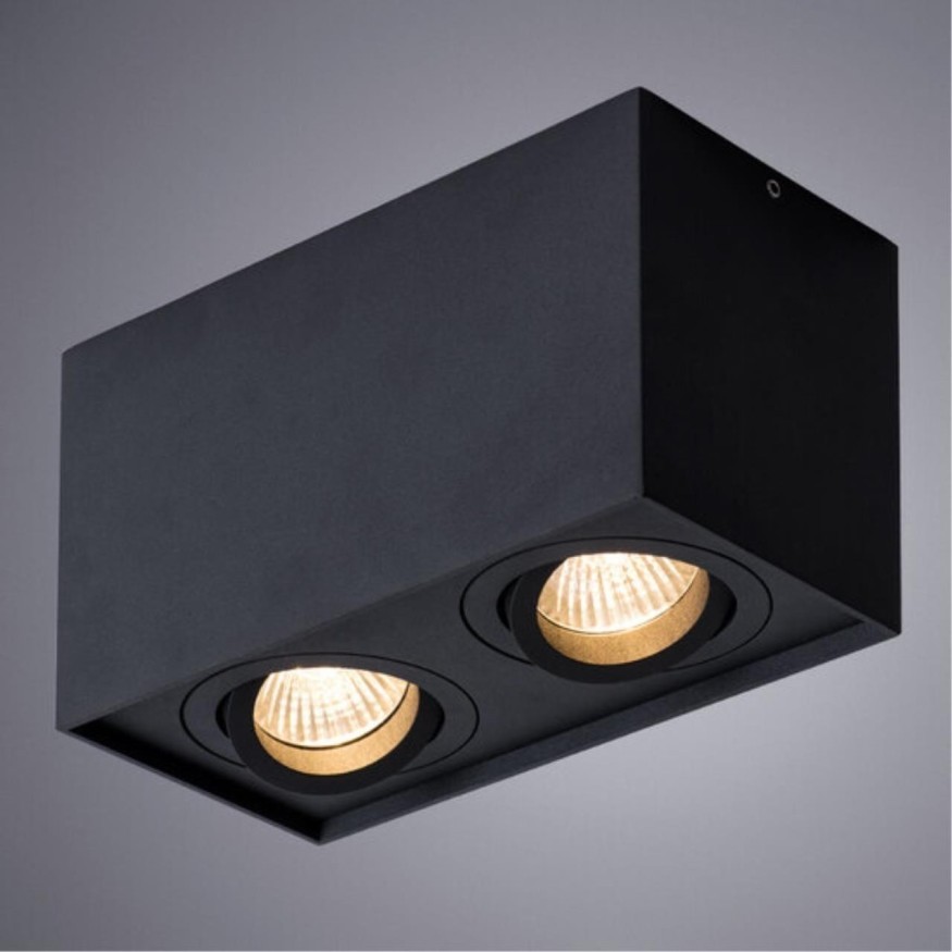 Накладной потолочный светильник Arte Lamp A5544PL-2BK FACTOR под лампы 2xGU10 50W