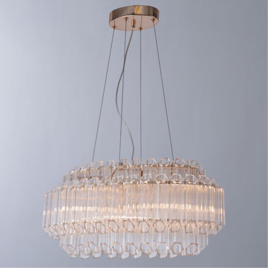 Люстра хрустальная Arte Lamp A2848SP-5GO JASTIN под лампы 5xE14 40W