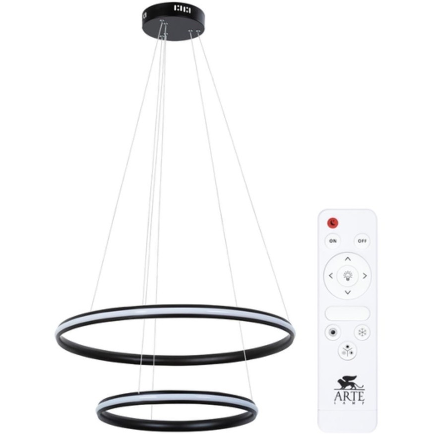 Подвесная люстра Arte Lamp MERIDIANA A2198SP-2BK