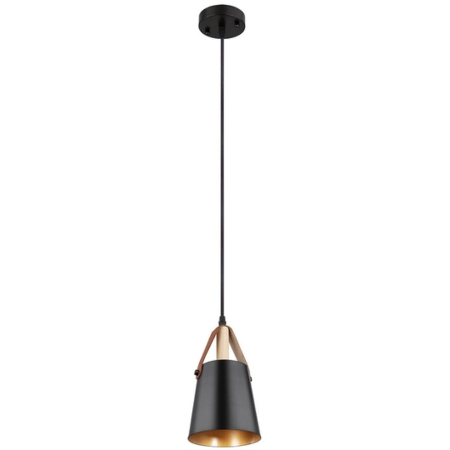 Подвесной светильник с 1 плафоном Arte Lamp A7032SP-1BK THOMAS под лампу 1xE27 60W