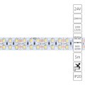 A2424015-02-4K Светодиодная лента 24В 20Вт/м 2200Лм/м 4000К CRI 90+ 15мм SMD2835 240шт/м 5м IP20