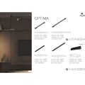 Arte Lamp Optima A7477PL-1BK Черный магнитный линейный светодиодный светильник с глазковыми диодами, с возможностью диммирования по протоколу 0/1-10V, LED 20Вт 1100Лм 4000К CRI90 24° IP20 48В