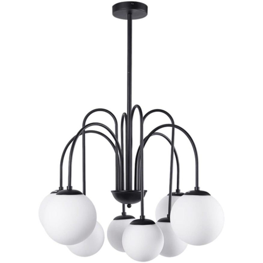 Люстра на штанге Arte Lamp MEBSUTA A1675LM-8BK