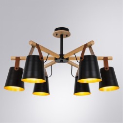Люстра потолочная Arte Lamp A7032PL-6BK Thomas под лампы 6xE27 60W