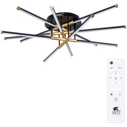 Люстра потолочная Arte Lamp A2199PL-6BK FERNANDO светодиодная LED 130W