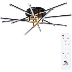 Люстра потолочная Arte Lamp A2199PL-6BK FERNANDO светодиодная LED 130W