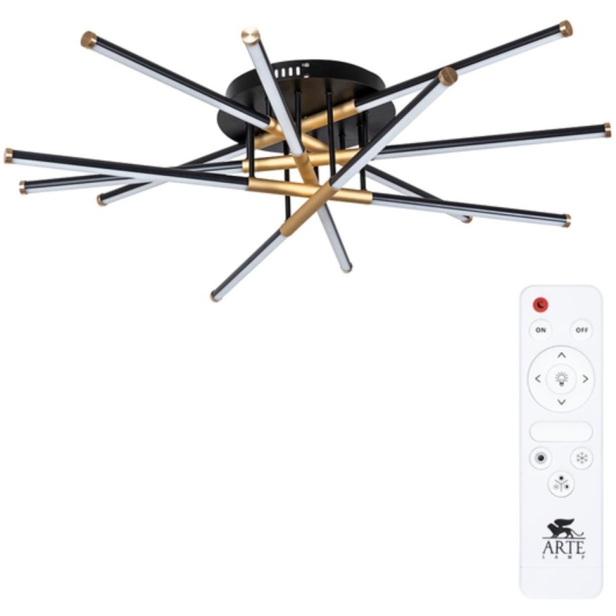 Люстра потолочная Arte Lamp A2199PL-6BK FERNANDO светодиодная LED 130W