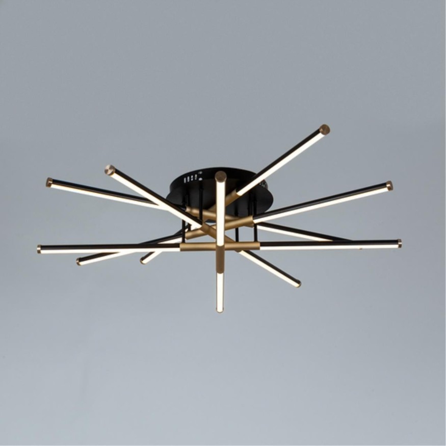Люстра потолочная Arte Lamp A2199PL-6BK FERNANDO светодиодная LED 130W