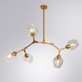 Люстра на штанге Arte Lamp A4103SP-5GO YUKA под лампы 5xE27 60W